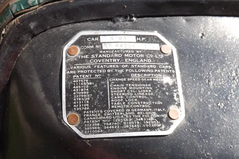 1948 Standard 8 Four-seat Tourer-For Sale