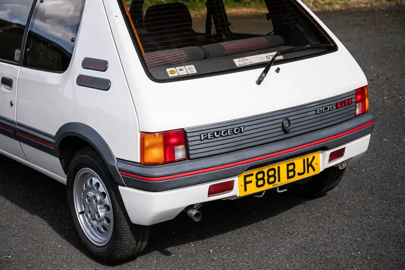 1989 Peugeot 205 1.6 GTti  (Phase 1.5)-Sold