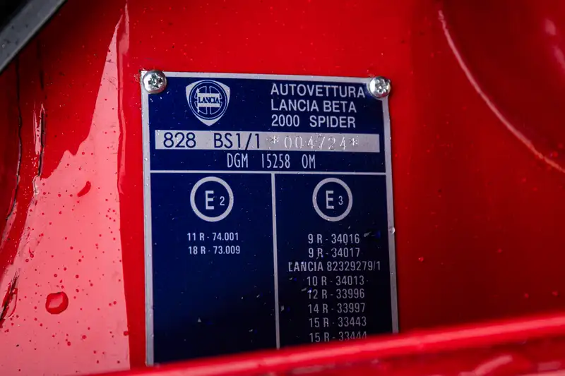 1980 Lancia Beta Spyder 2000 (S3)-Sold