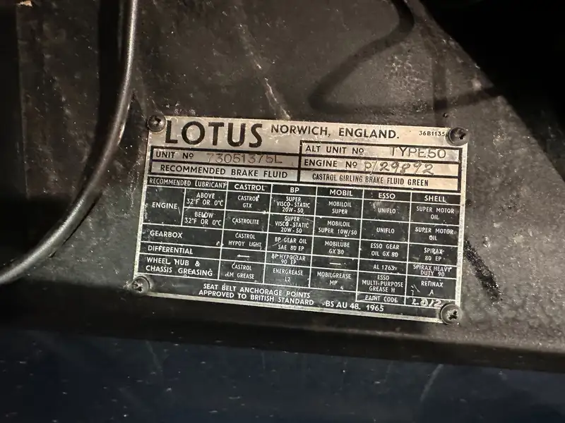 1973 Lotus Elan +2 S (Type 50)-Sold