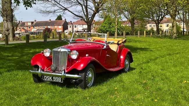 1953 MG TD Midget Mk II-Sold