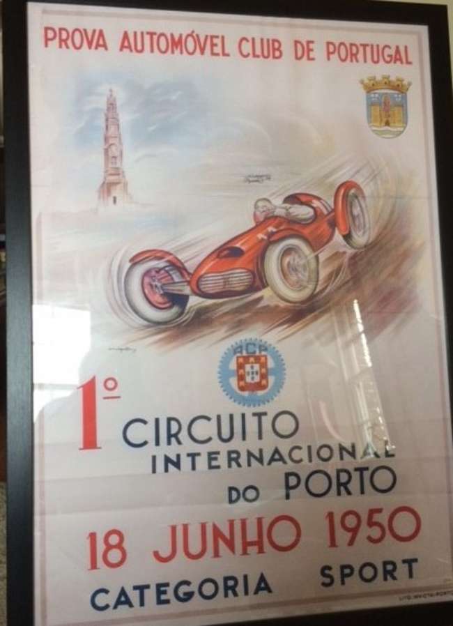 Retro 'Club de Portugal' poster-Sold