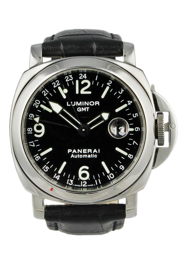 Panerai Luminor GMT Automatic 44mm. Complete with Box and Pa-Auction Lot