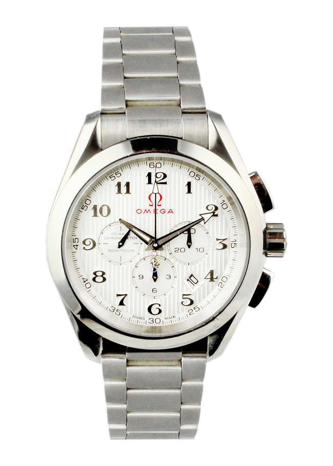 Omega Aquaterra Olympic Automatic Chronograph. Complete with-Auction Lot
