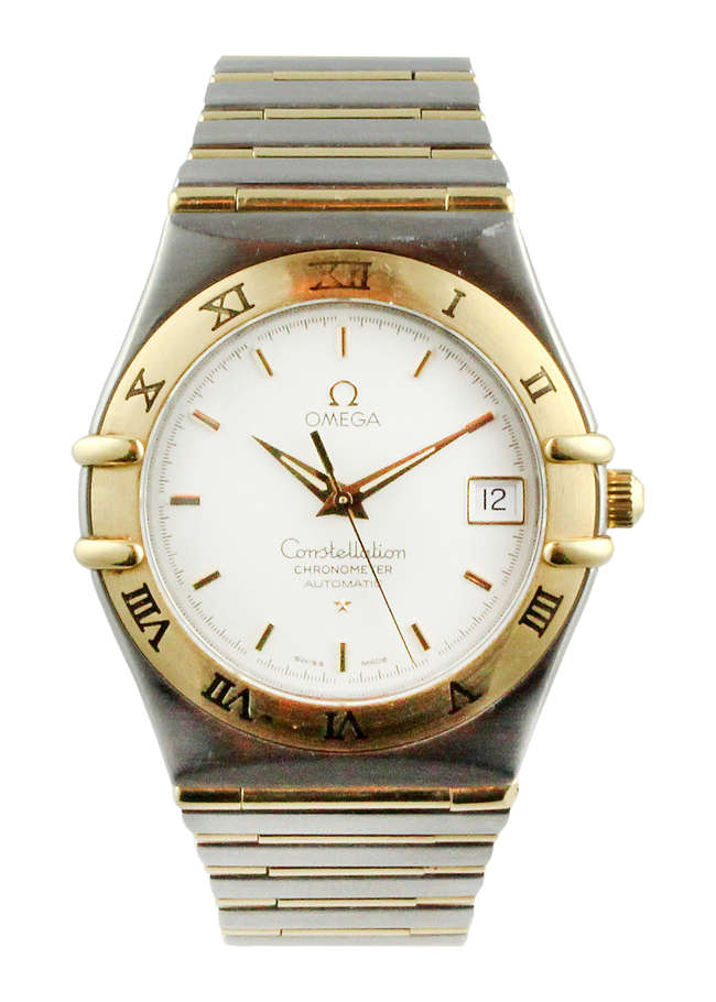 2003 Omega Constellation Bi-Metal Automatic Complete with Bo-Sold