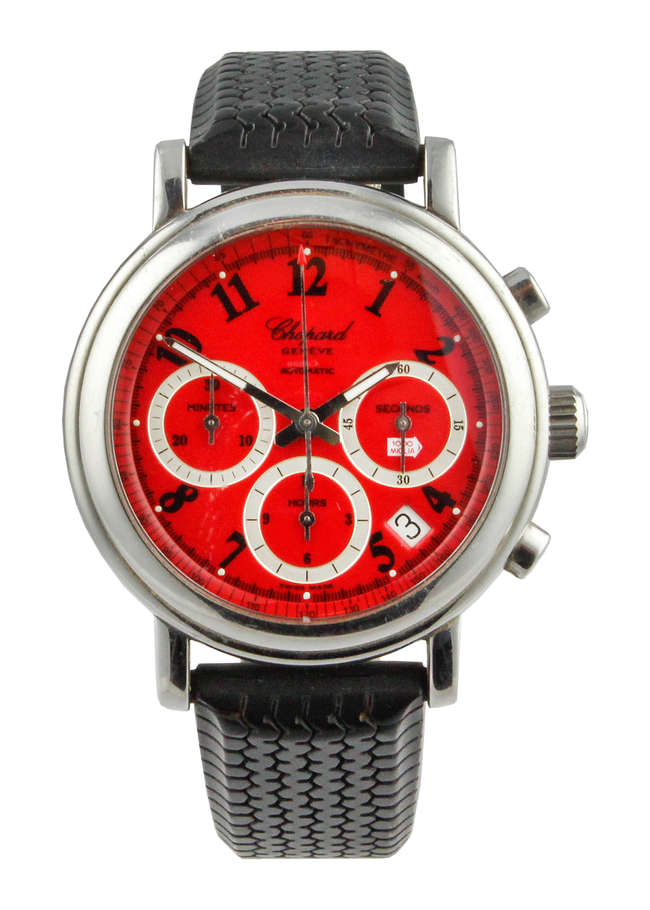 Chopard Mille-Miglia Automatic Chronograph with Rare Red Dia-Sold