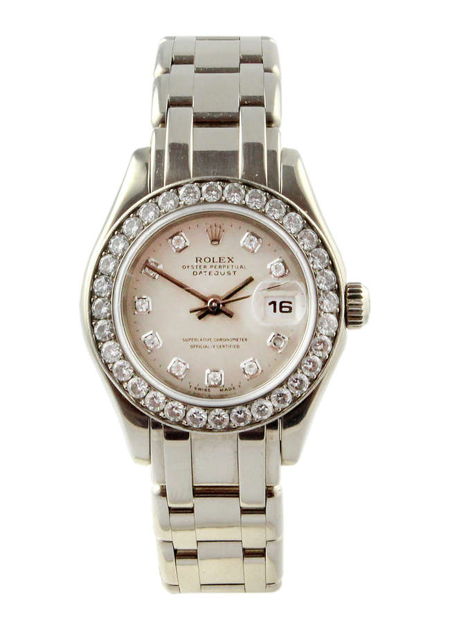 1995 Rolex Datejust Pearlmaster Ref 80299-Auction Lot