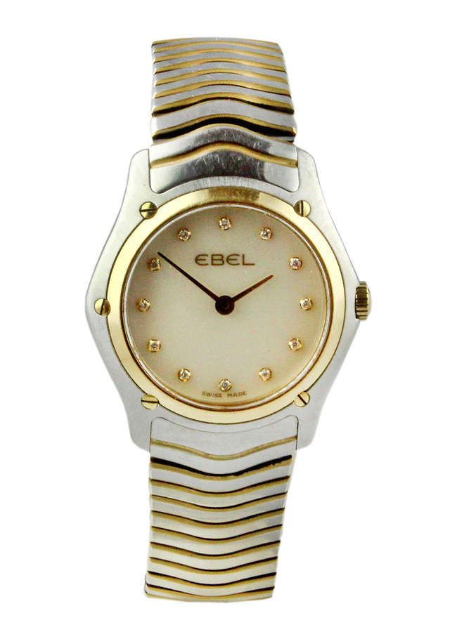 2005 Ebel Sportwave Bi Metal Diamond set -Sold