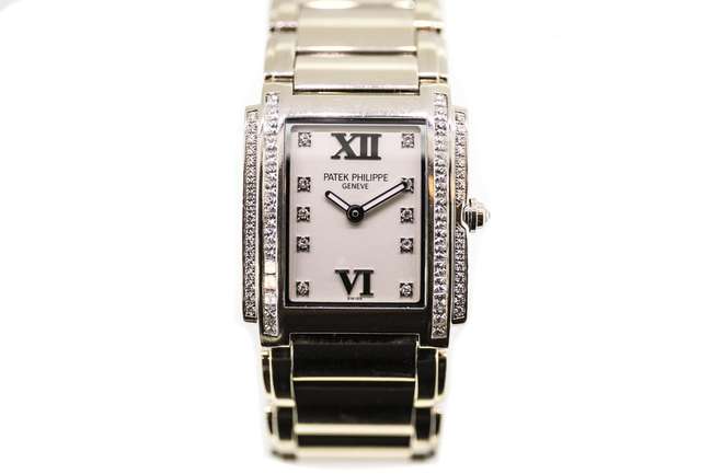 Patek Philippe 24 18ct White Gold / Diamond -Auction Lot