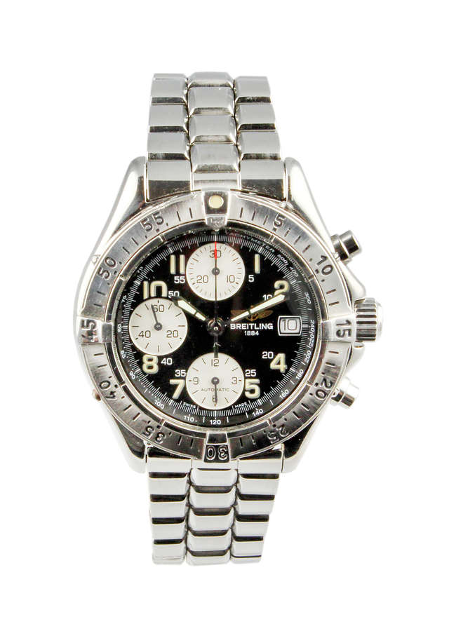 1998 Breitling Colt Chronograph Automatic complete with Box -Auction Lot