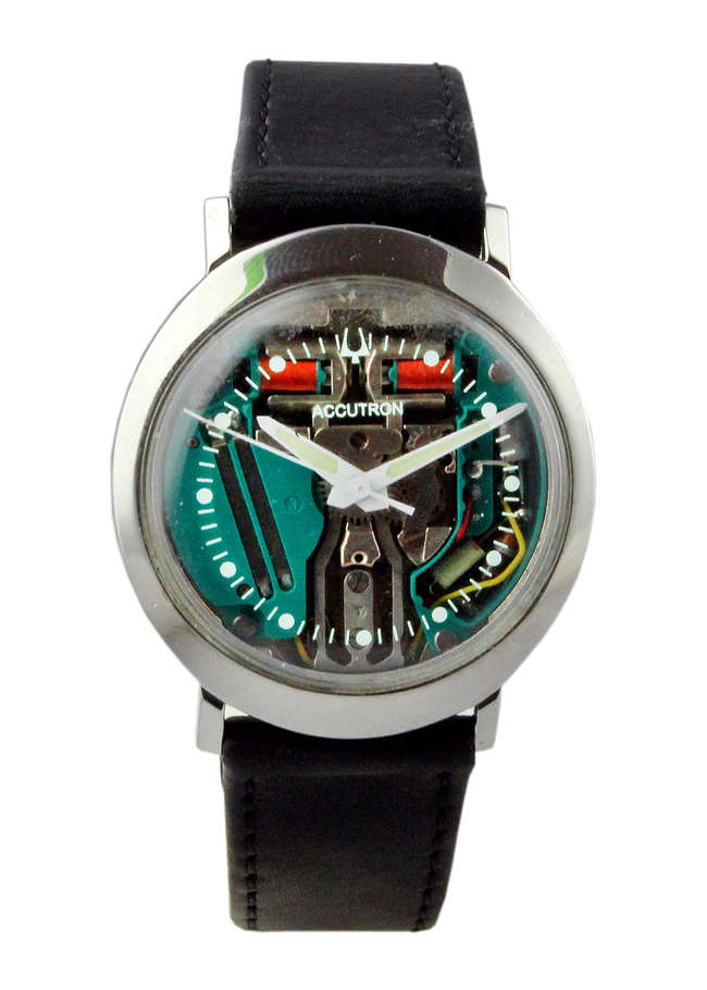 1960s Bulova Accutron Spaceview Strap Watch.-Auction Lot