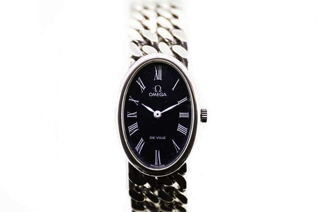Omega Jeux DArgent Silver Bracelet Watch-Auction Lot
