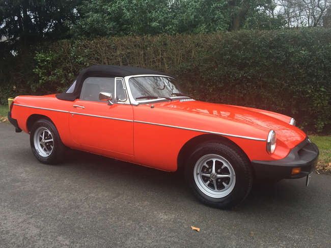 1980 MG B Roadster-Sold