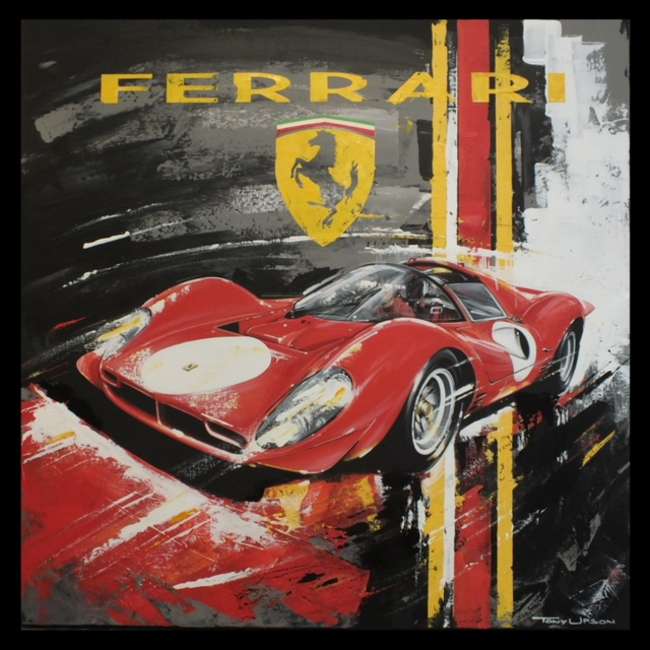 'The glorious P2'. Painting by Tony Upson.-Sold