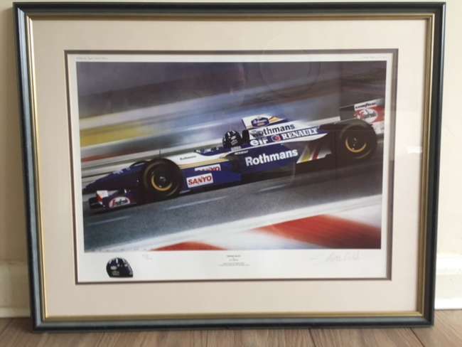 Damon Hill OBE. Williams FW17.-Sold