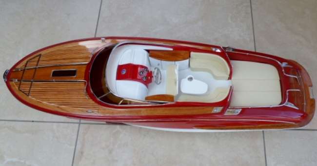 Riva 'Rivarama' scale model boat.-Sold