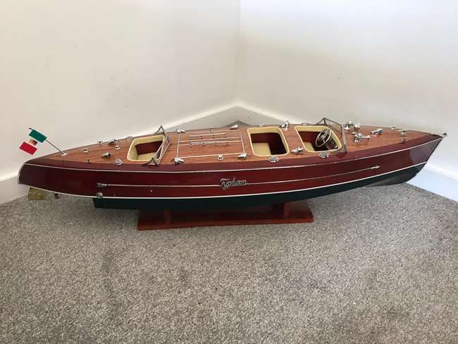 Riva' Typhoon' 1/10 scale model.-Sold