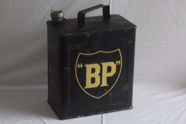 Vintage BP fuel can-Sold