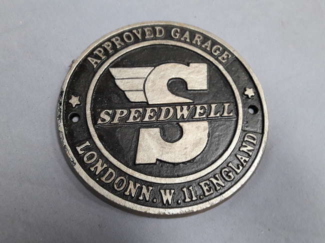 Speedwell Garage Sign-Sold