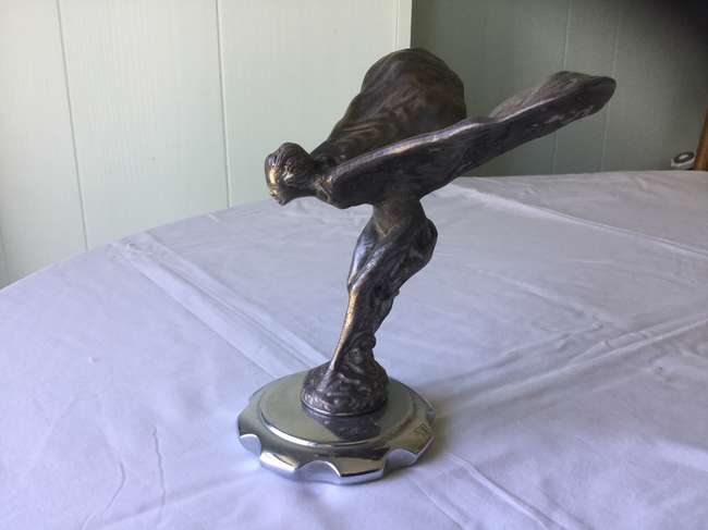 Large Rolls-Royce Spirit of Ecstasy.-Sold