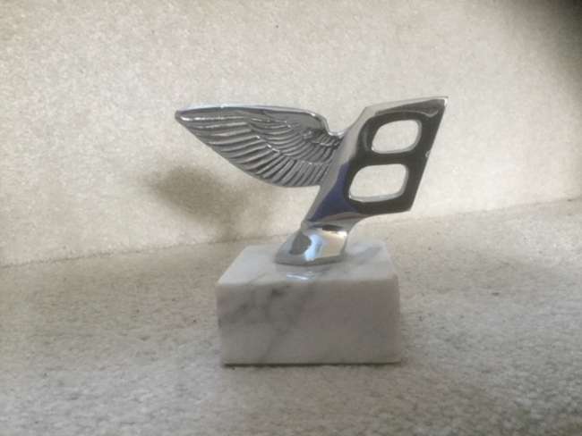 Bentley 'Flying-B' car mascot.-Sold