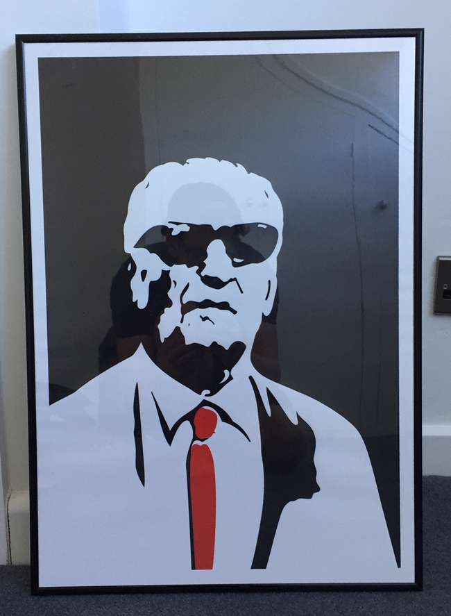 Enzo Ferrari image.-Sold
