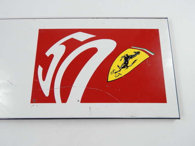 Ferrari 50th-Anniversary sign.-Auction Lot