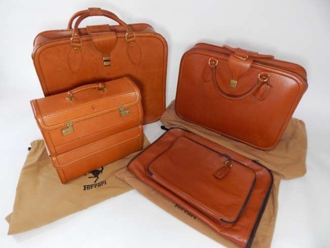 Ferrari 355 Complete 4-Piece Luggage Set.-Sold