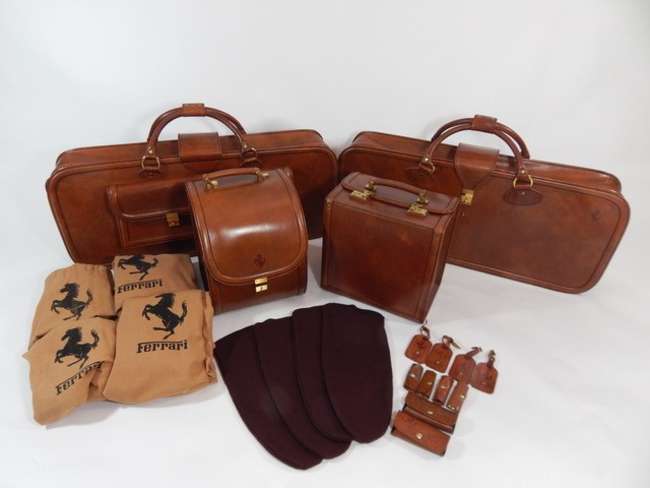 Ferrari 308/ 328 Schedoni Leather Luggage Set-Auction Lot