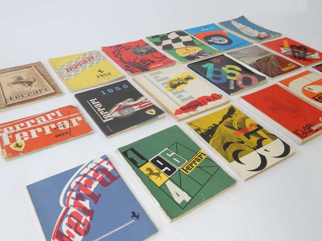 Complete Ferrari 1951-70 Yearbook Set -Auction Lot