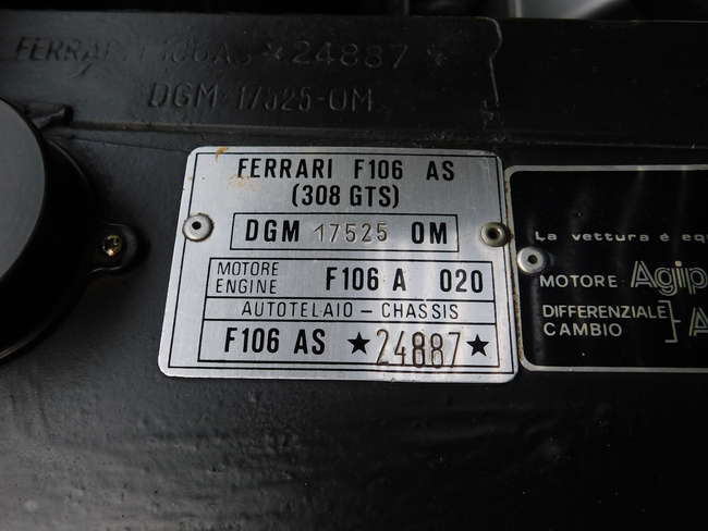 1978 Ferrari 308 GTS-Sold