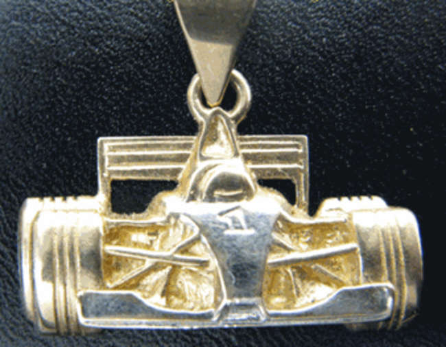  Mika Hakkinen 14 carat gold jewellery (1 of 50 made)-Auction Lot