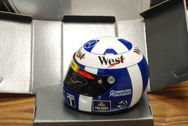 David Coulthard scale signed crash helmet-Sold