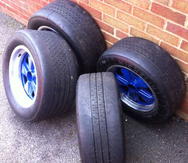 Original set of Porsche 2.7 RS Fuchs Wheels-Sold