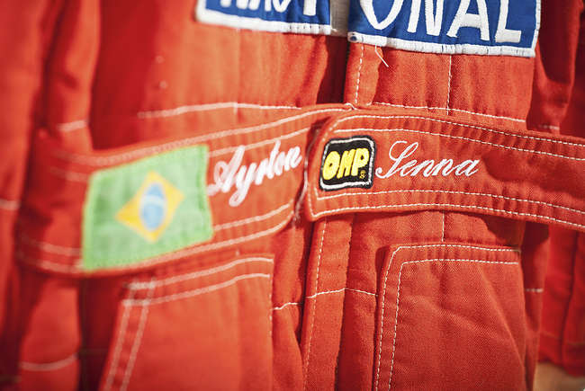 Ayrton Senna Used Race Suit-Sold