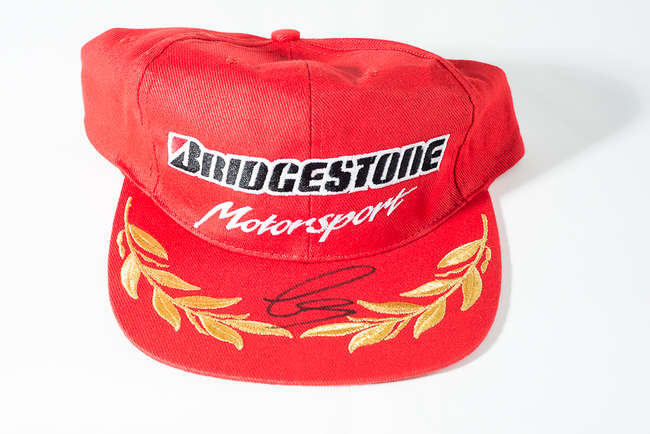Lewis Hamilton signed Bridgestone Motorsport Cap-Auction Lot