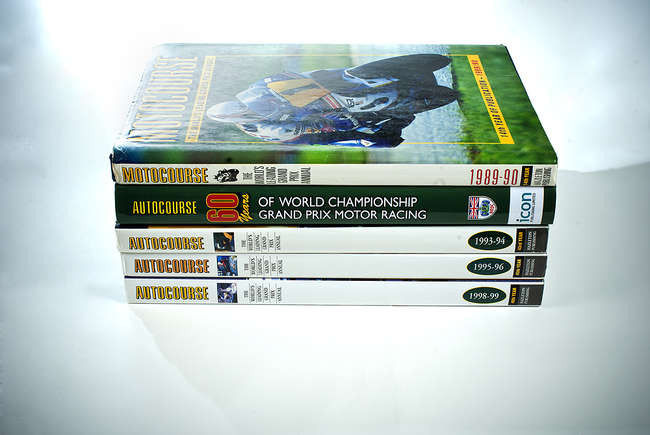Five Copies of 'Autocourse'-Auction Lot