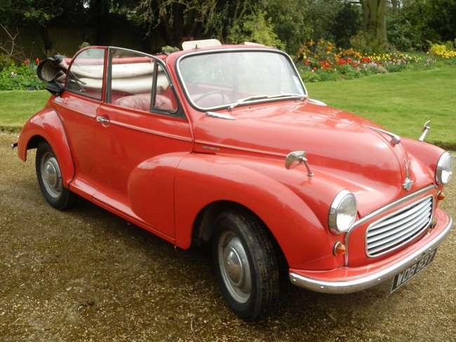 1962 Morris Minor 1000 Convertible-Sold