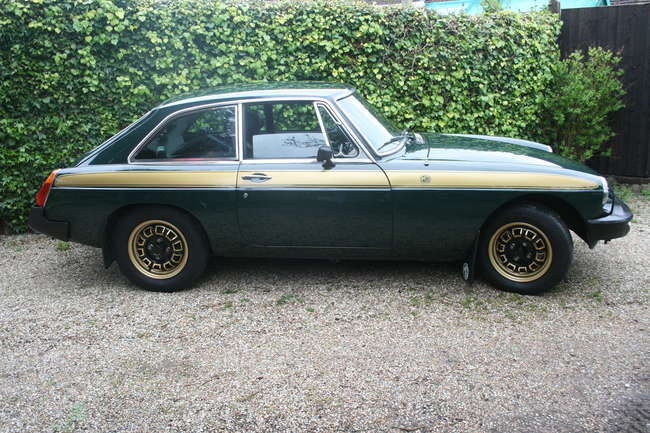 MGB GT Jubilee with overdrive and original owners badge and -Sold