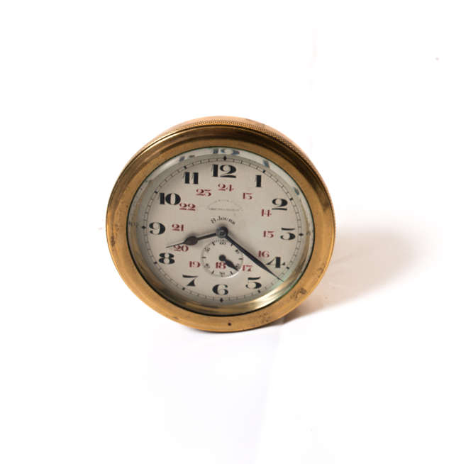WWI 8 day dash mounting clock-Auction Lot