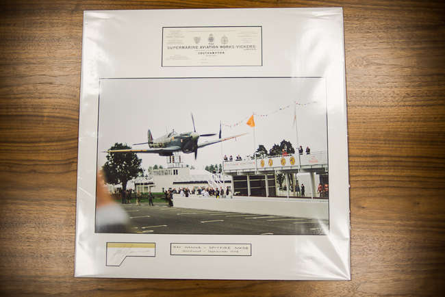 A beautiful limited edition print of the Ray Hanna Spitfire -Sold