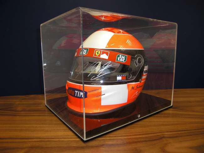 Year 2000 commemorative Schumacher helmet from Indianapolis -Sold
