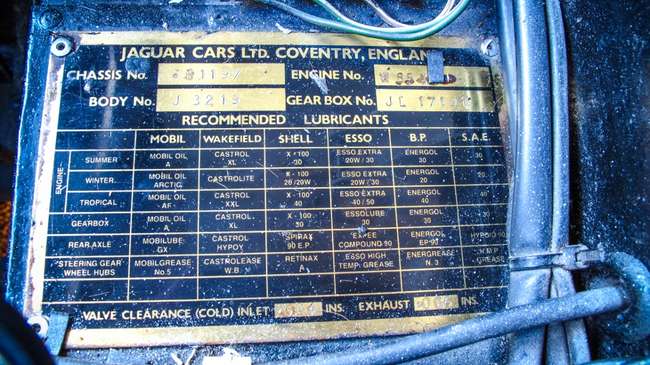 1953 Jaguar XK120 Fixedhead Coupe-Auction Lot