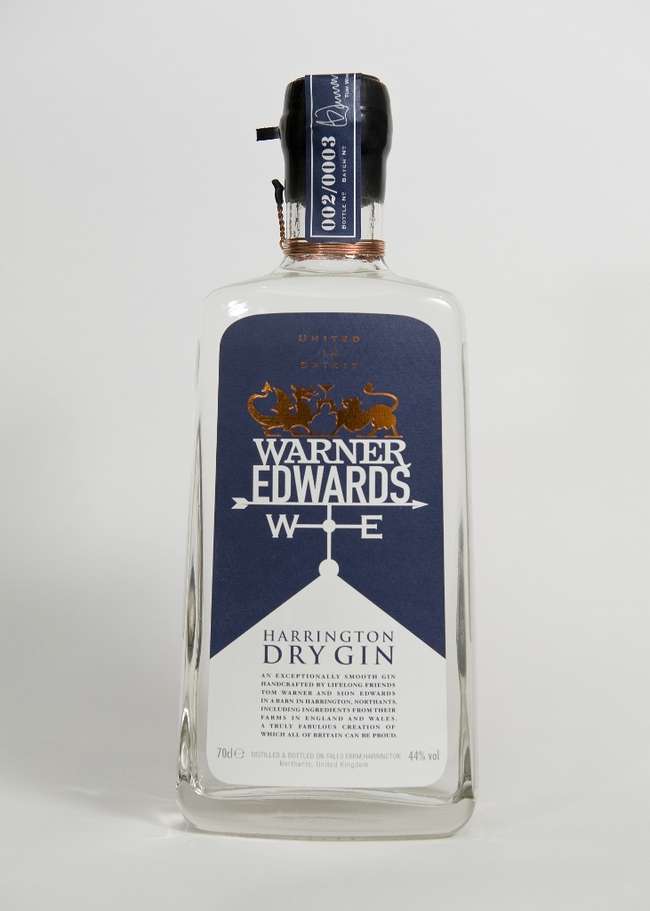 A bottle of Warner Edwards Dry Gin and a tour of the Harring-Sold