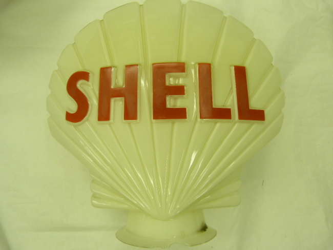 Shell Glass Petrol Globe-Sold