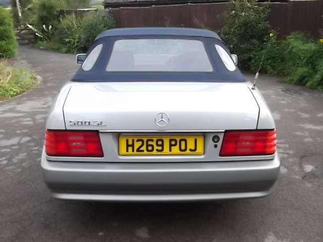 ** WITHDRAWN ** 1990 Mercedes-Benz 500SL-Auction Lot