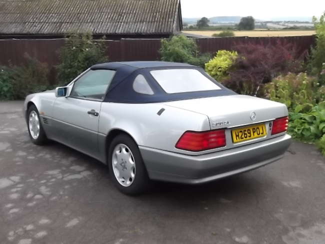 ** WITHDRAWN ** 1990 Mercedes-Benz 500SL-Auction Lot