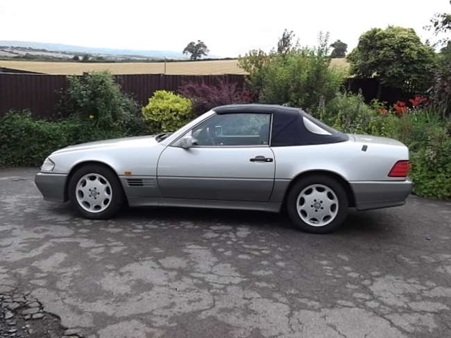 ** WITHDRAWN ** 1990 Mercedes-Benz 500SL-Auction Lot