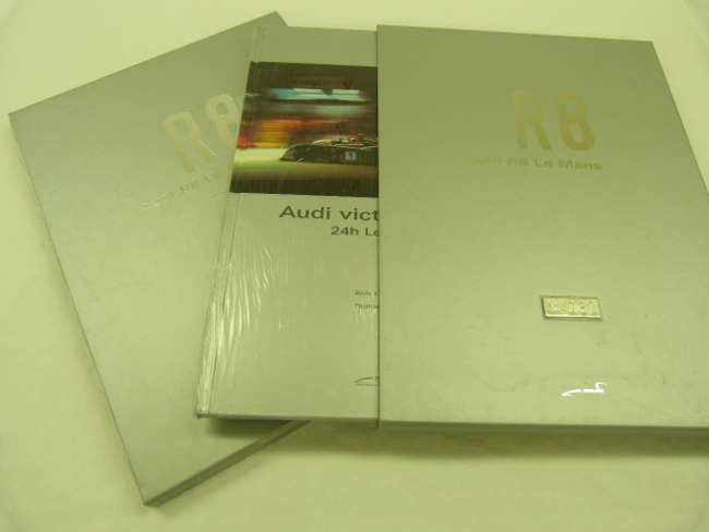 Two Copies of Audi R8 Le Mans Victories Book-Auction Lot