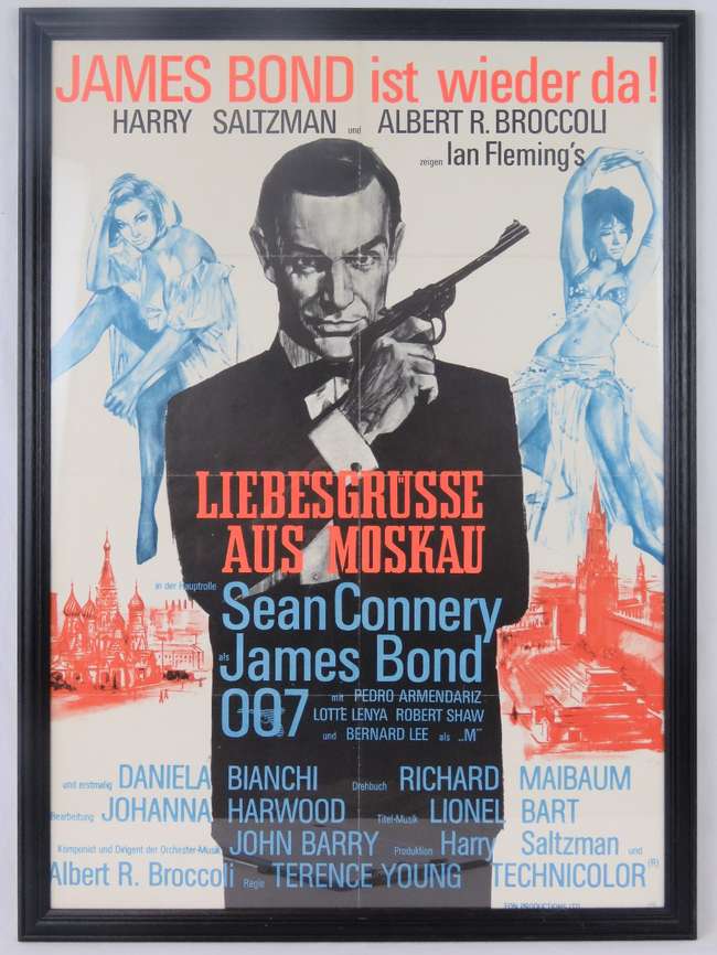 Original German James Bond film poster -Sold
